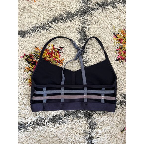 Lululemon Shala Bra in Naval Blue / Blue Denim / White - sz 2 - Picture 4 of 6